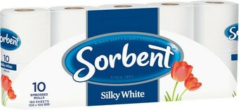 Woolworths Sorbent Toilet Tissue Pk 10 offer