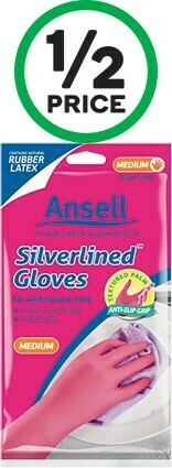 Woolworths Ansell Silverlined Gloves Pk 1 offer