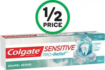 Woolworths Colgate Pro-Relief Toothpaste 110g† offer