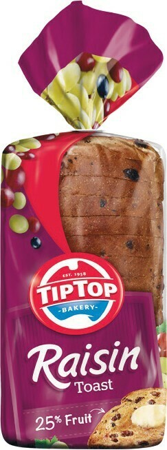 Woolworths Tip Top Raisin Toast Varieties 520-600g offer