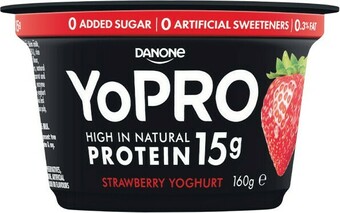 Woolworths Danone YoPRO Pot 160g or Pouches 150g offer