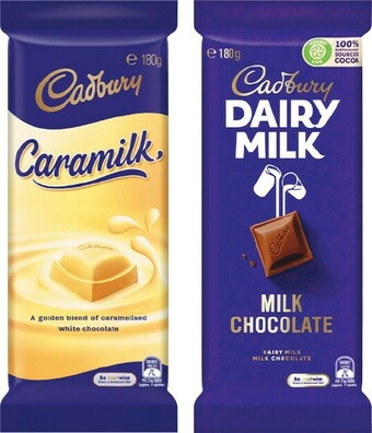 Woolworths Cadbury Dairy Milk or Marvellous Creations Blocks 162-190g offer