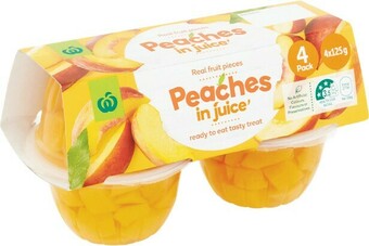 Woolworths Woolworths Fruit In Juice 4 x 125g offer