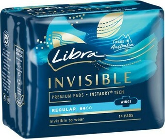 Woolworths Libra Invisible Pads Pk 10-14 offer