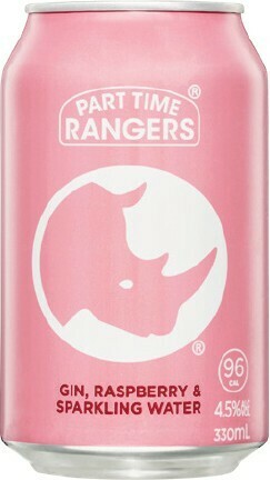 Woolworths Part Time Rangers Pink Rhino Cans 4x330ml offer