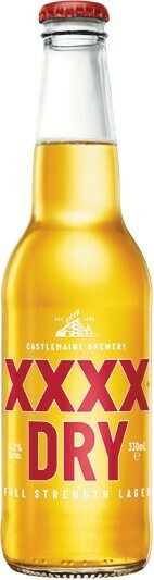 Woolworths XXXX Dry Bottles 24x330ml offer