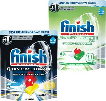 Woolworths Finish Ultimate Pro Pk 46 or 0% Pk 48 offer