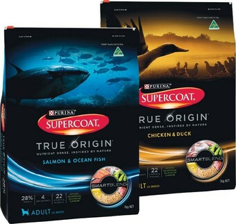 Woolworths Supercoat True Origin Dry Dog Food 7 kg offer