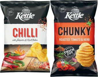 Coles Kettle Potato Chips 150g-175g or Chunky Potato Chips 150g offer
