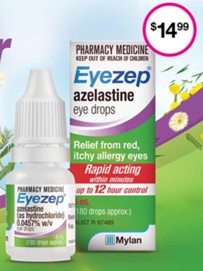 EYEZEP Eye Drops 6mL offer at Priceline