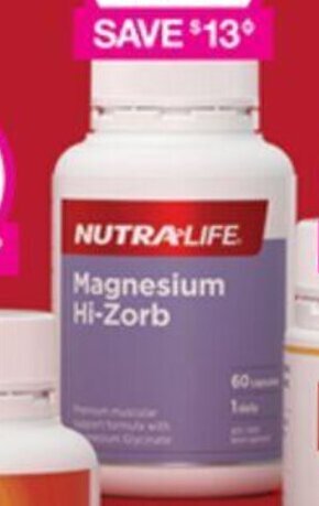 Priceline NUTRALIFE Magnesium Hi-Zorb offer