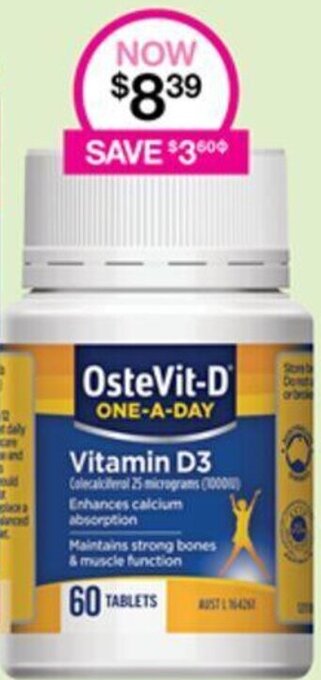 Priceline OsteVit-D ONE-A-DAY Vitamin D3 offer