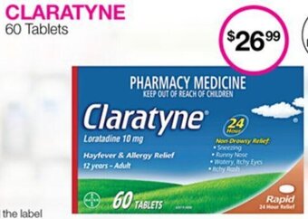 Priceline CLARATYNE 60 Tablets offer