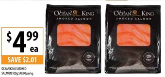 Supabarn OCEAN KING SMOKED SALMON 100g offer