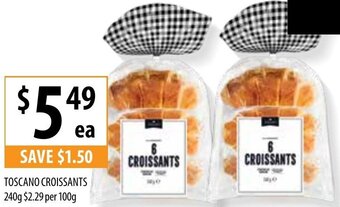 TOSCANO CROISSANTS 240g