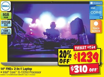 JB Hi-Fi 14" FHD+ 2-In-1 Laptop offer