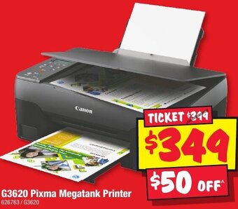 JB Hi-Fi G3620 Pixma Megatank Printer offer