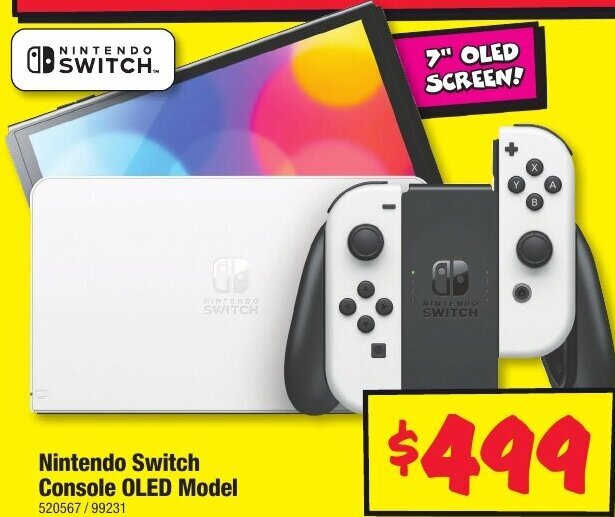 Nintendo Switch Console OLED Model offer at JB HiFi