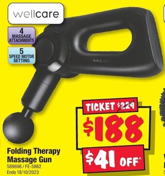 JB Hi-Fi Folding Therapy Massage Gun offer