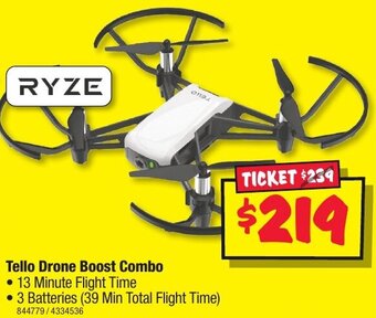 JB Hi-Fi Tello Drone Boost Combo offer