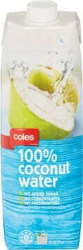 Coles Coles Coconut Water 1 Litre offer