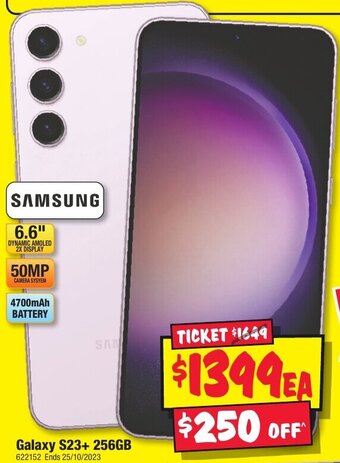 JB Hi-Fi Galaxy S23+ 256GB offer