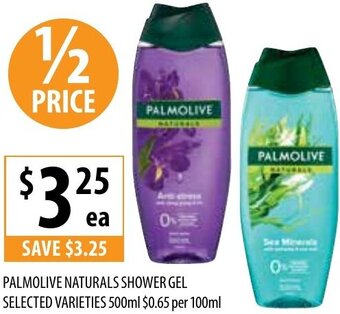Supabarn PALMOLIVE NATURALS SHOWER GEL SELECTED VARIETIES 500ml offer
