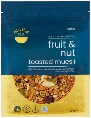 Coles Wellness Road Toasted Muesli 500g offer