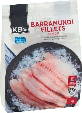 Coles KB’s Barramundi Fillets 1kg offer