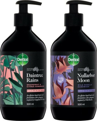 Coles Dettol Australian Heartland Hand Wash 500mL offer