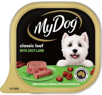 IGA My dog wet dog food 100g selected varieties offer