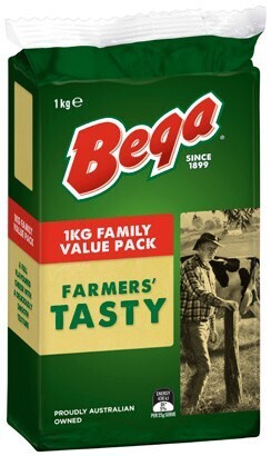 IGA Bega farmers’ tasty cheese block 1kg offer
