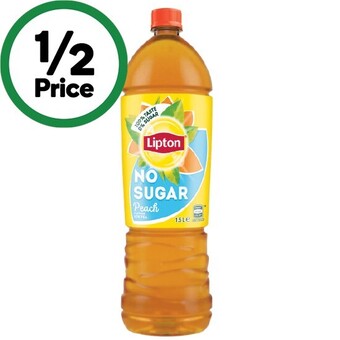 Woolworths Lipton ice tea 1.5 litre offer
