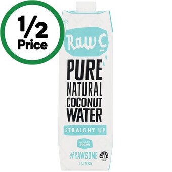 Woolworths Raw c coconut water 1 litre offer