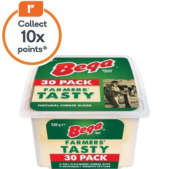 Woolworths Bega sliced cheese 500g offer