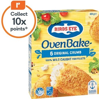 Woolworths Birds eye oven bake fish 425g offer