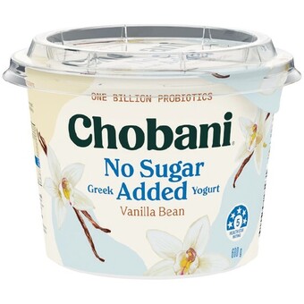 Woolworths Chobani greek no sugar added yogurt 680g – from the fridge offer