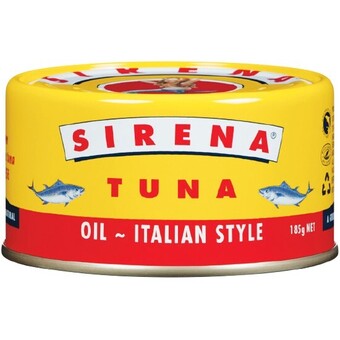 Woolworths Sirena tuna 185g offer