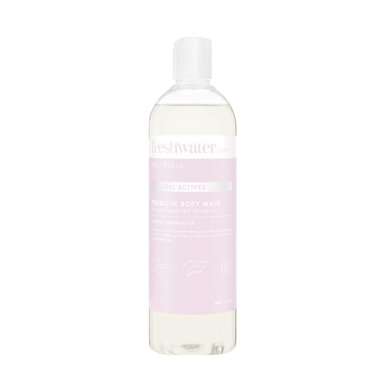 Freshwater farm probiotic body wash 500ml offer at Woolworths