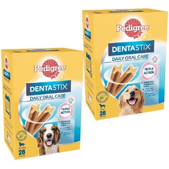 Woolworths Pedigree dentastix dog treats pk 28 offer