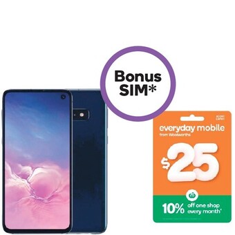 Woolworths Samsung galaxy s10e 128gb – black – excellent – refurbished offer