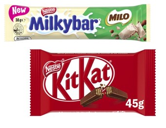 Coles Nestlé chocolate bar 35g-55g offer