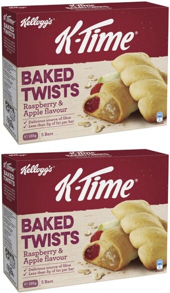 Kelloggs k time bars 165g-185g