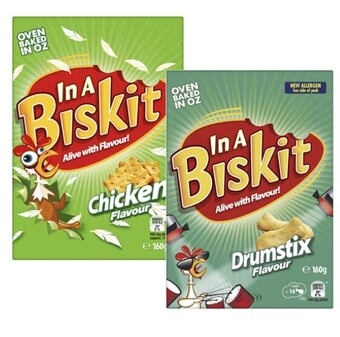 Coles In a biskit crackers 160g offer