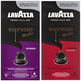 Coles Lavazza nespresso compatible coffee capsules 10 pack offer