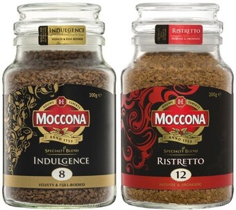 Coles Moccona specialty blend freeze dried coffee 200g offer