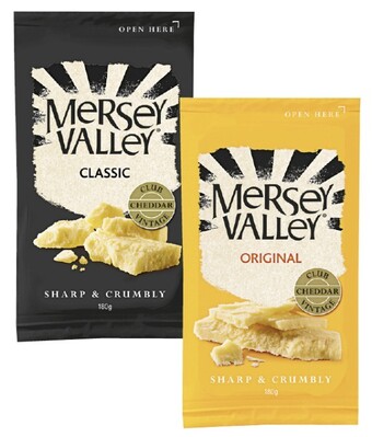Coles Mersey valley cheese 180g offer