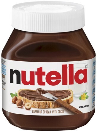 Coles Nutella hazelnut chocolate spread 750g offer