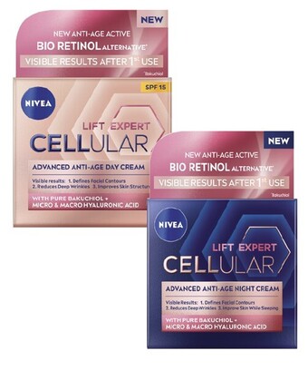Coles Nivea cellular expert filler anti age day or night cream 50ml offer