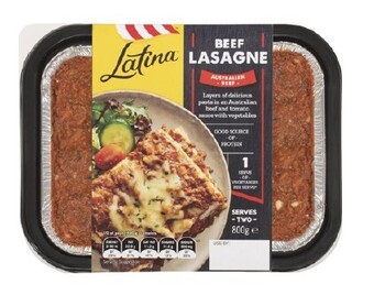 Coles Latina beef lasagne 800g offer